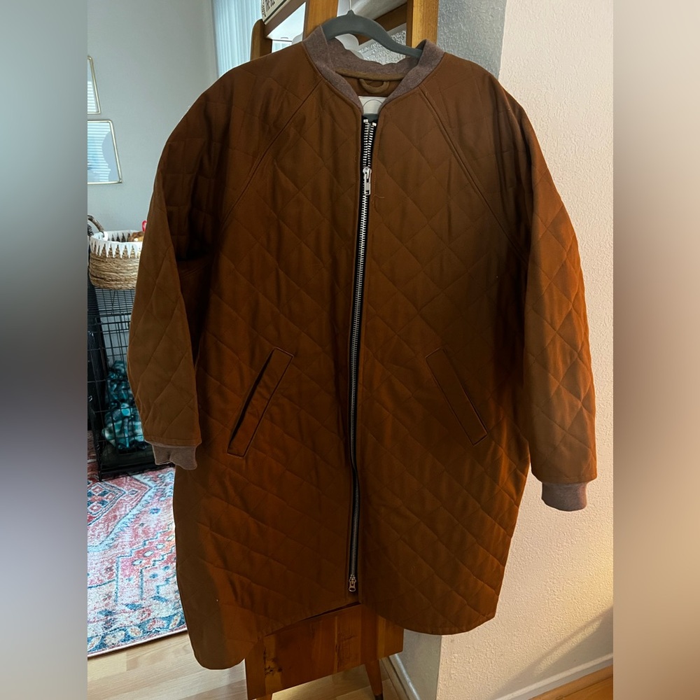 Quilted Cotton Jacket -Plus Size